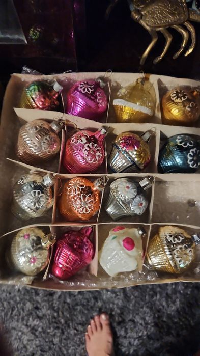 Елочные игрушки времен СССР