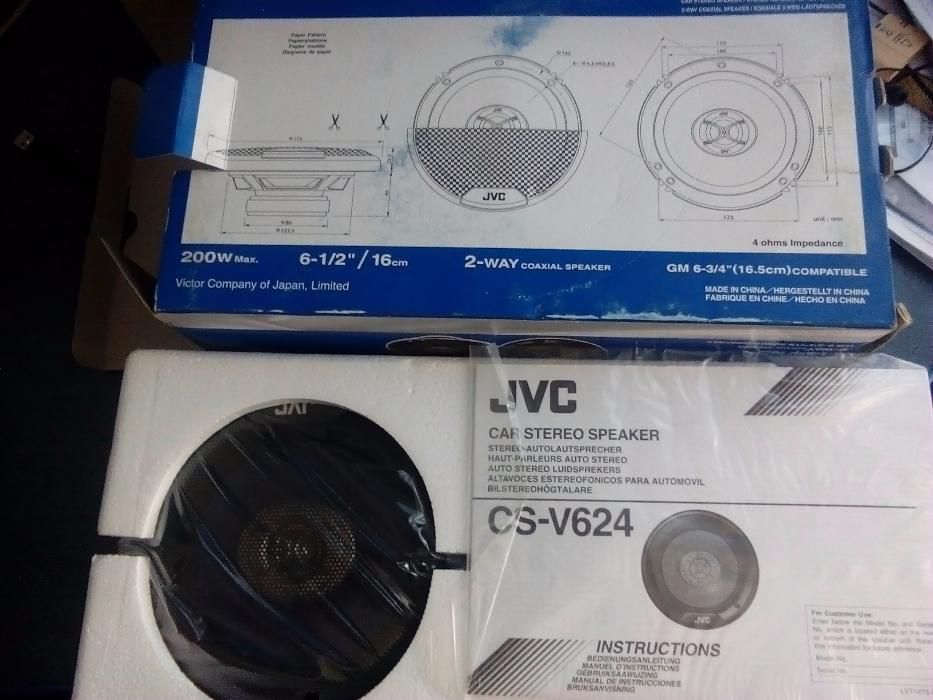Boxe auto JVC CS-V624 noi