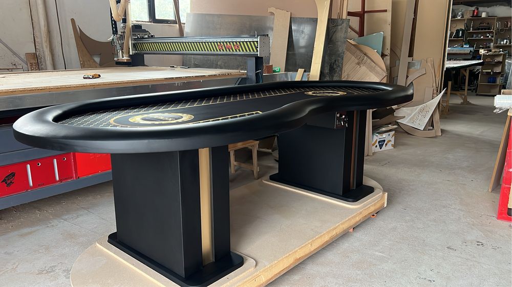 Masa Poker 10 persoane Casino intrare dealer CustomTables.eu stoc