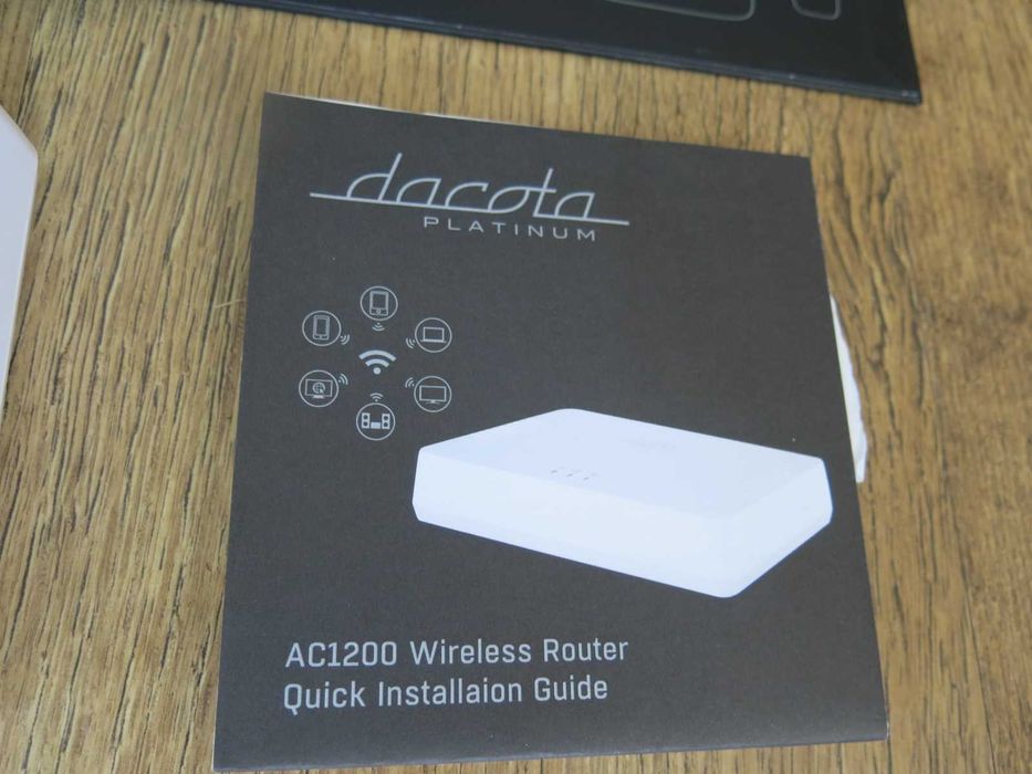 Двубандов рутер Dacota Platinum AC1200 – Пълен комплект