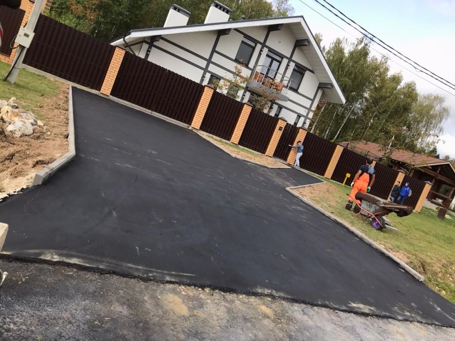 Асфальтирование Асфальт Укладка асфальта