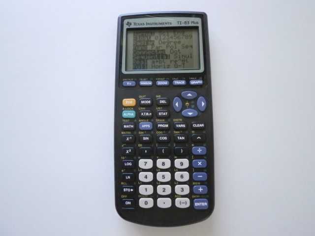 Графичен калкулатор Texas Instruments TI-83 Plus