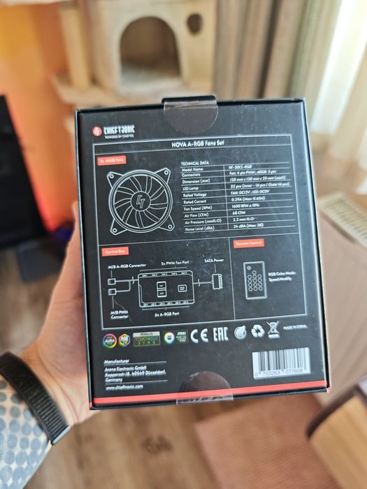 Set 3 ventilatoare Chieftec Nova Set - sigilat