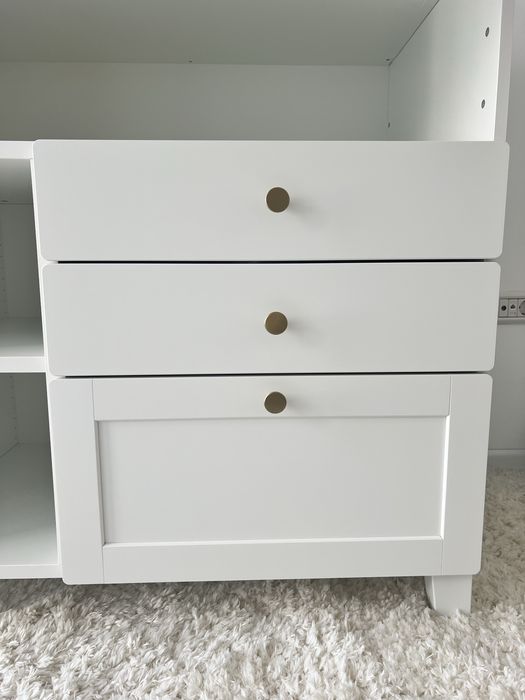 Masa infasat / birou reglabil SMASTAD Ikea