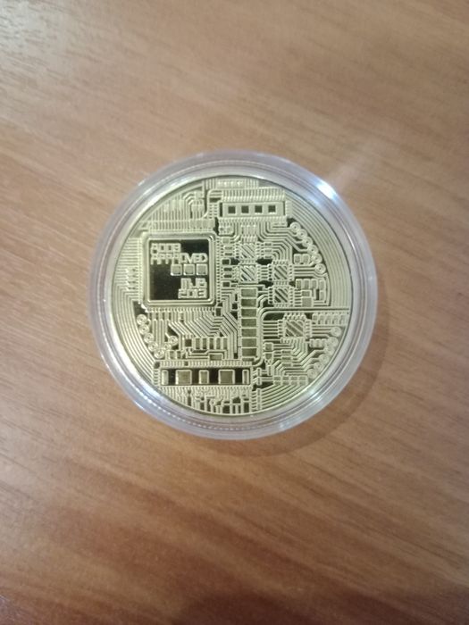 Биткойн монета сувенир