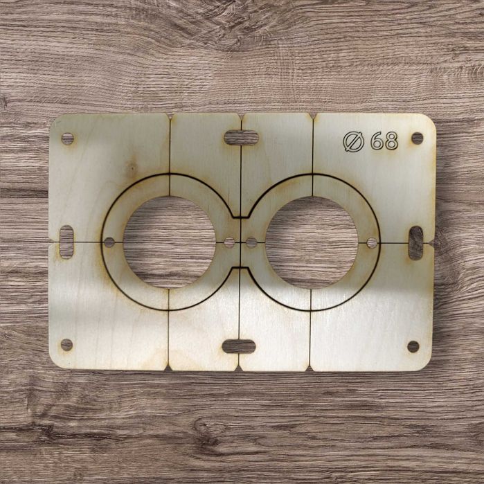 Лазерно изрязани шаблони за конзолни кутии - 4 броя - 20 лева