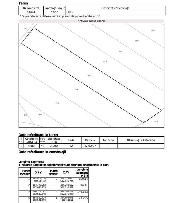 Vand teren, zona Soseaua Alba-Iulia/DJ107C, langa Giro