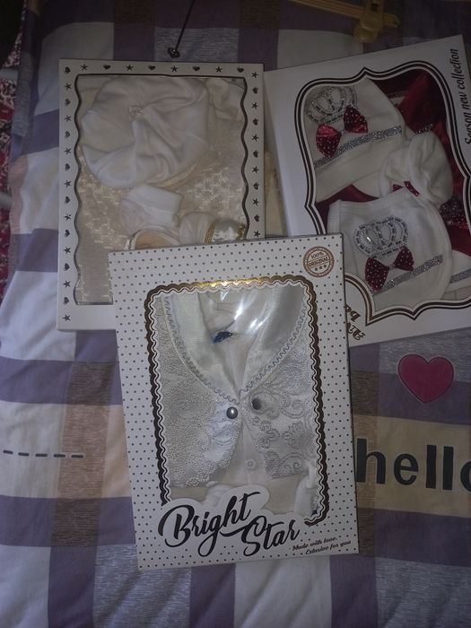 Детские 3 комплекта на выписку