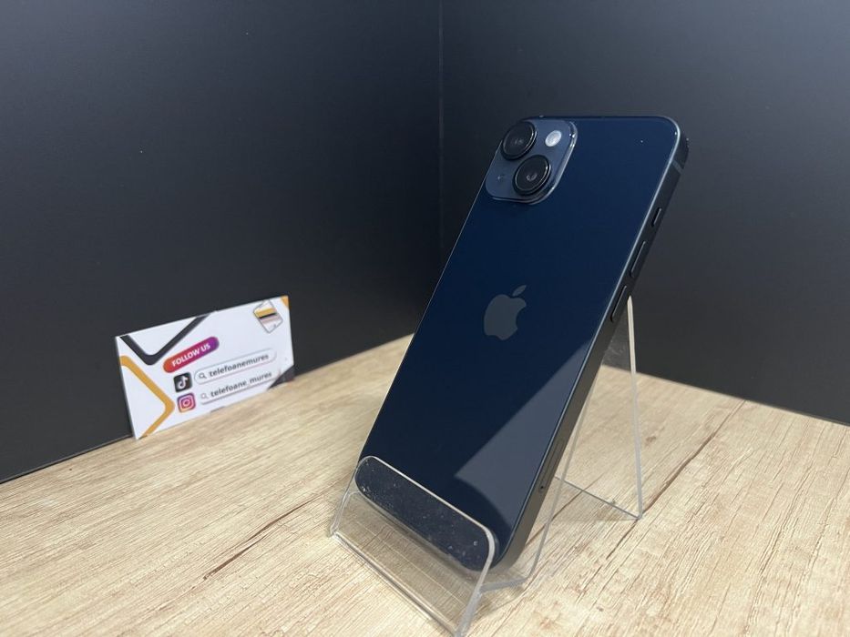iPhone 14 128Gb Midnight Second-Hand Foarte Bun 3 ani garanție, Telefo