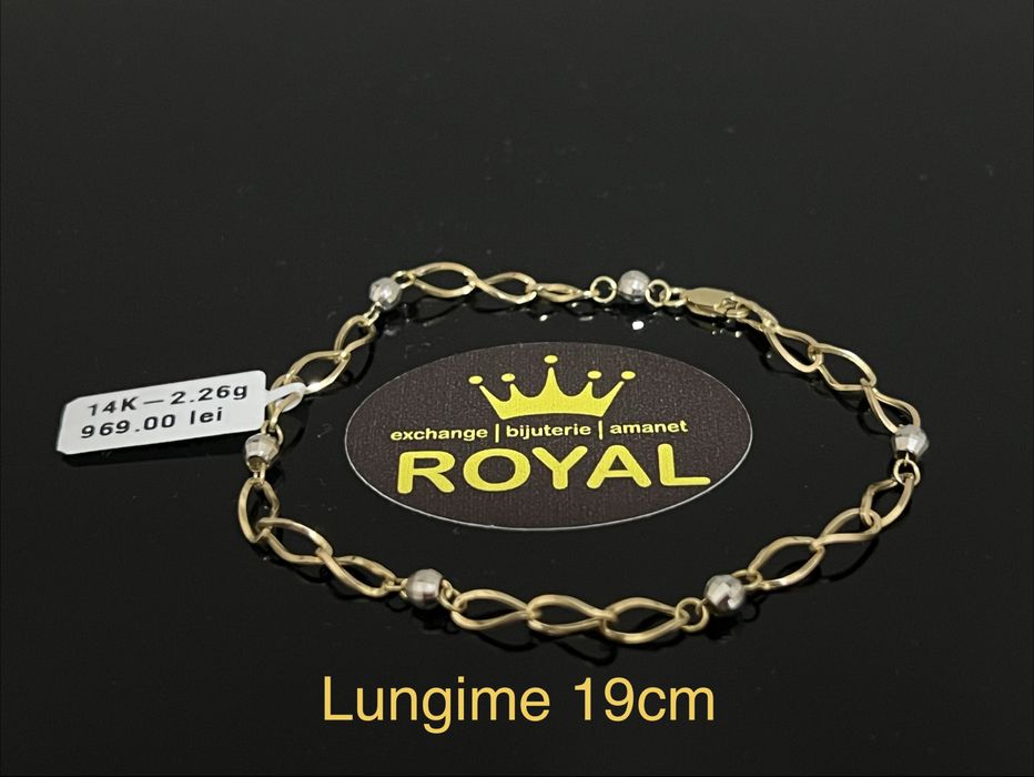 Bijuteria Royal CB : Bratara dama aur 14k 2,26gr
