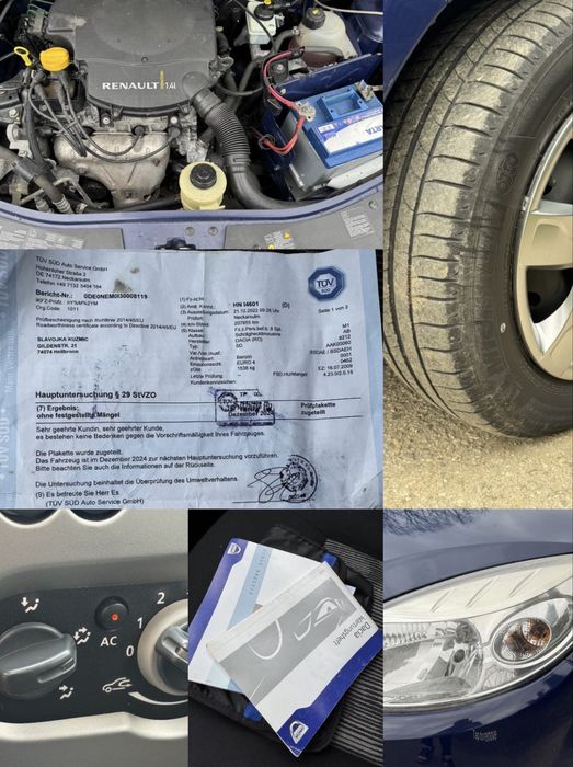 Vând Dacia Sandero Motor 1,4 Benzină MPI 75 CP Euro 4 AMBIANCE Climă