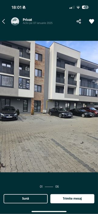 Garsoniera bloc nou,zona centrala,loc de parcare