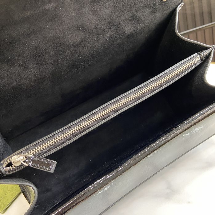 Geanta Gucci 28 cm, negru, tip Premium