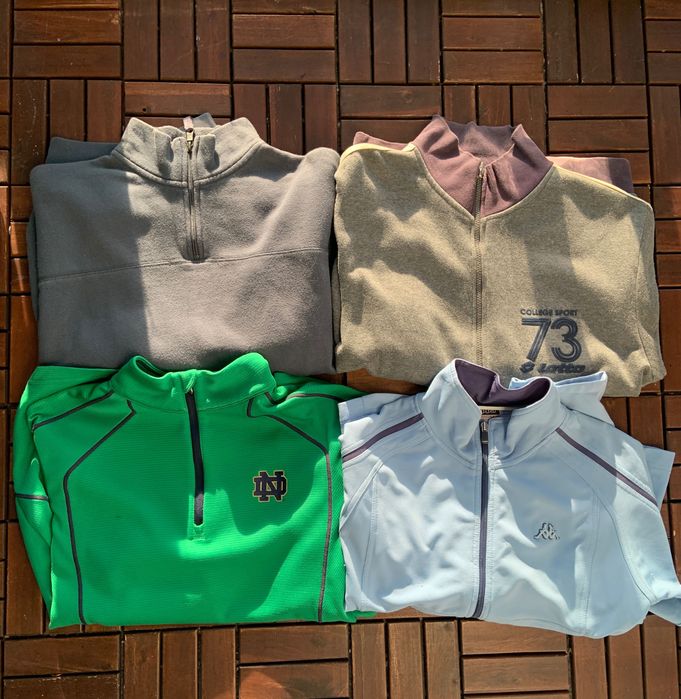 Lot 4 Bluze Jachete Sport GAP Kappa Lotto Under Armour marimea M/S Set