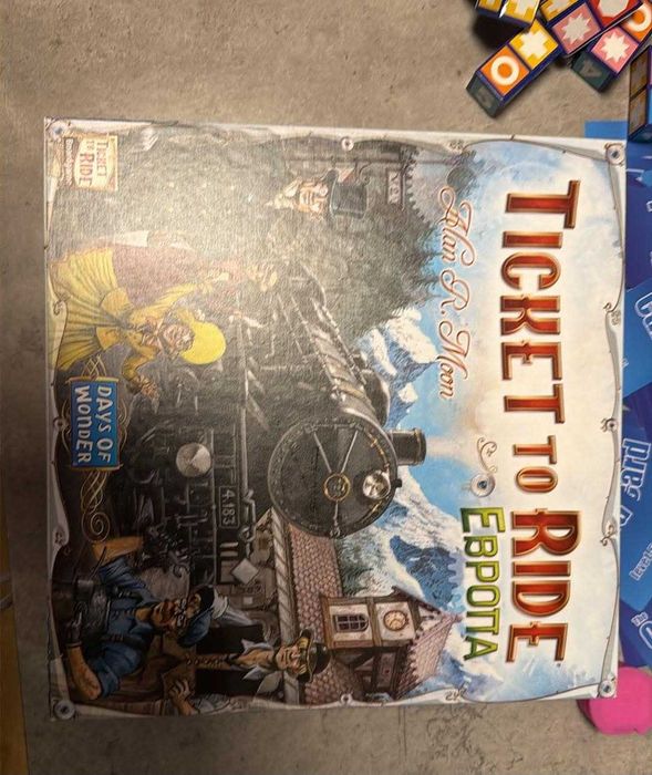 Ticket to ride Европа/ като нова, играна 1 път