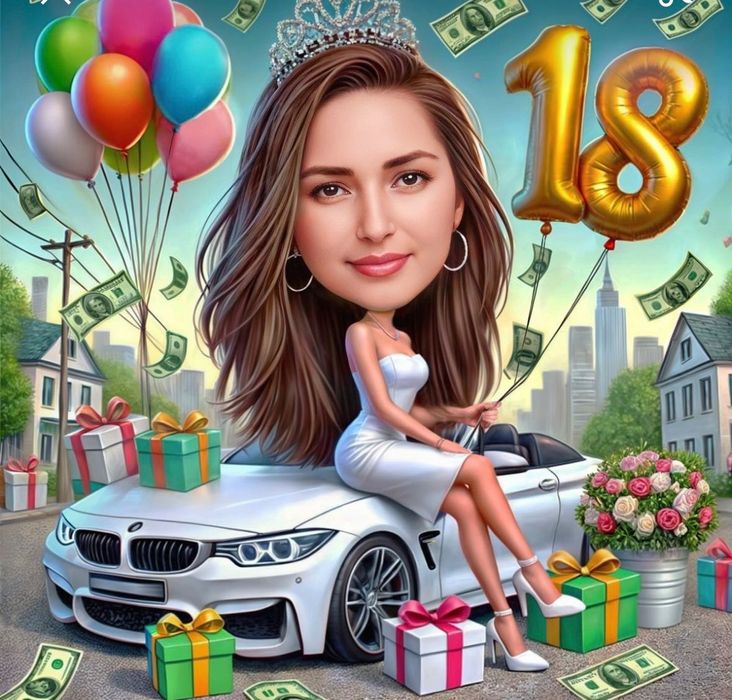 Карикатури за всеки повод. Подаръчна карикатирура