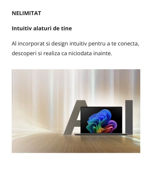 Laptop NOU ASUS ZENBOOK A14 OLED Snapdragon X Elite 16GB 1TB + Husa