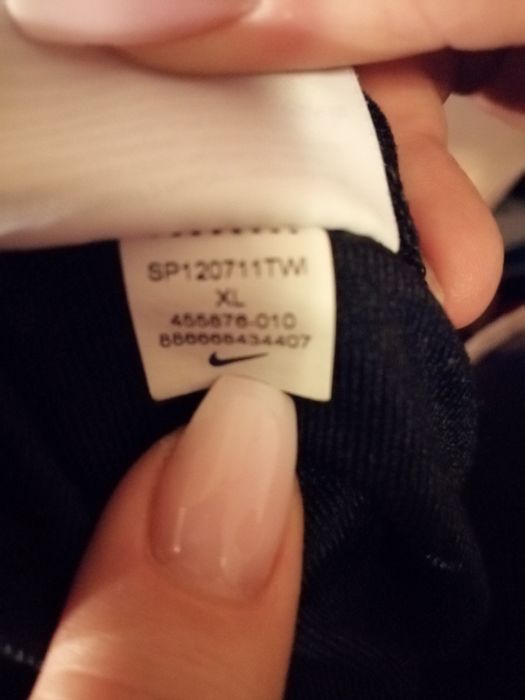 Trening dama Nike Original , negru/alb cu gluga