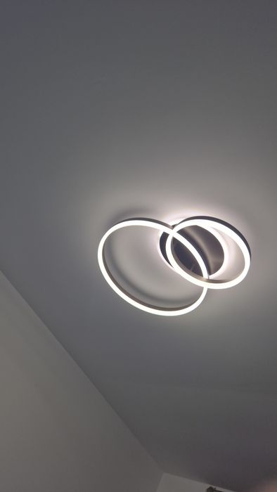 Lampa LED maro, lumina calda si rece, interschimbabile