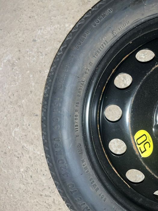Roata de rezerva slim115/ 90 r16  5× 112
