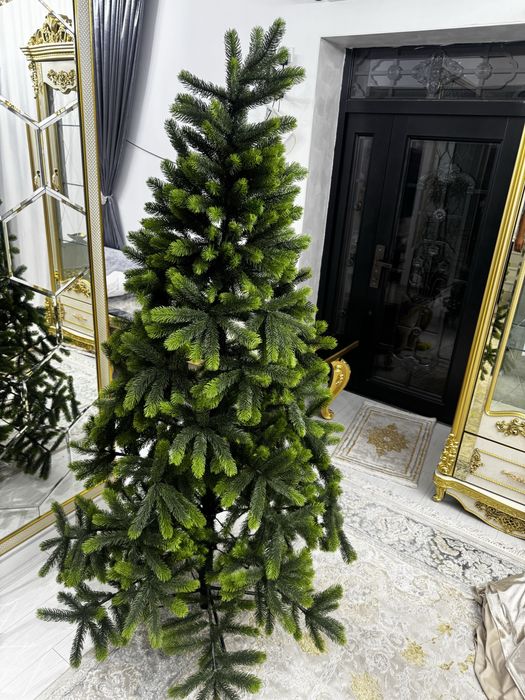 Елка 2.10 метров гелевая пушистая