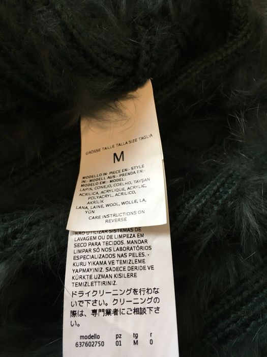 MARELLA пончо с косъм заек М