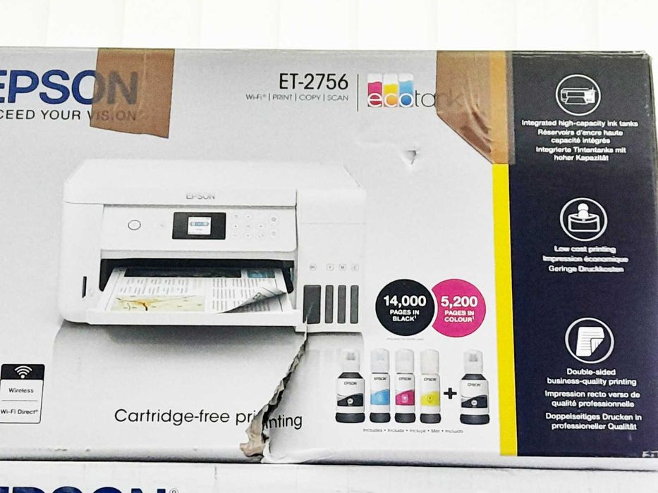 НОВИ  Epson XP-2205 Wifi със чисто нова CISS и НОВИ Epson Еcotank 2720, 2850, 2856 , 4700 , 4810( 300лв ) 2825 128 €
