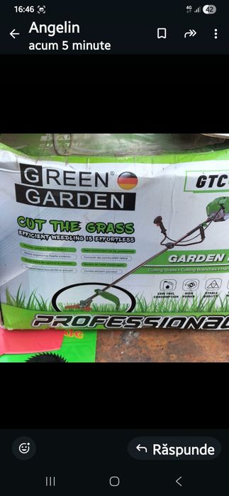 Motocoasa green garden