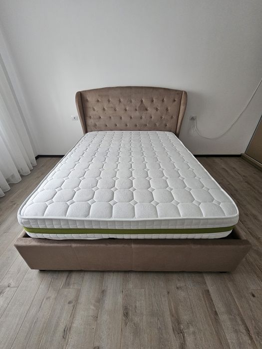 Pat dormitor KING SIZE cu saltea inclusa