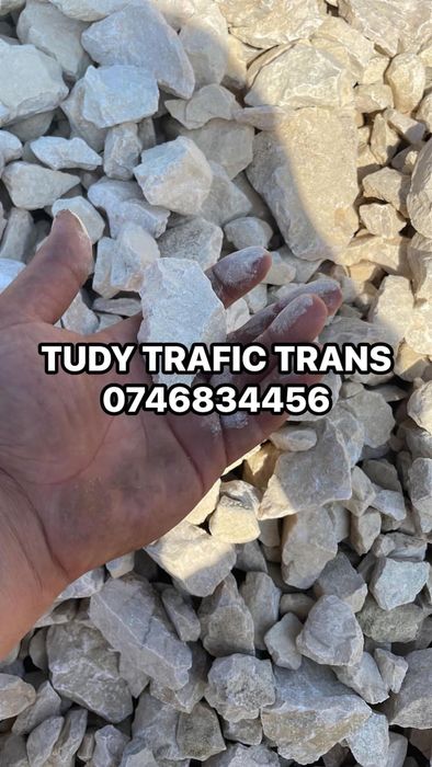 Piatra alba / calcar pentru garduri, alei si decor 30-90