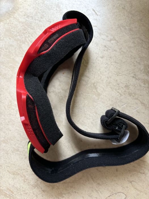 MTB googles copii 100% Strata 2 red Clear Lens