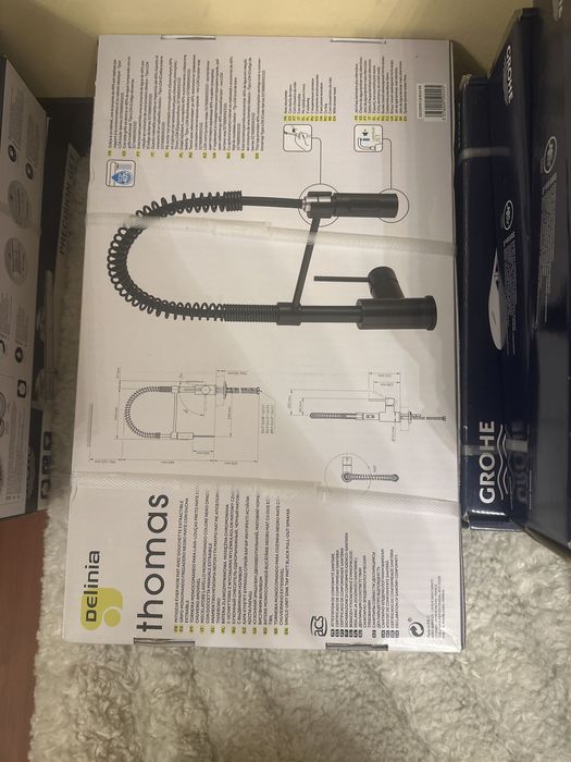 Baterie bucatarie Delinia neagra