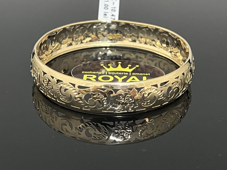 Bijuteria Royal CB : Bratara dama fixă aur 14K 585  10,47 gr