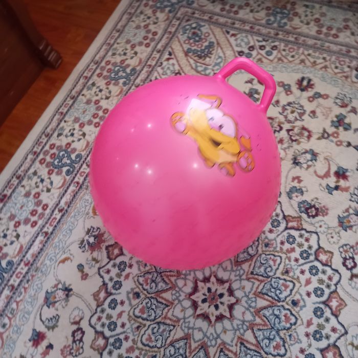 Мяч попрыгунчик с ручкой