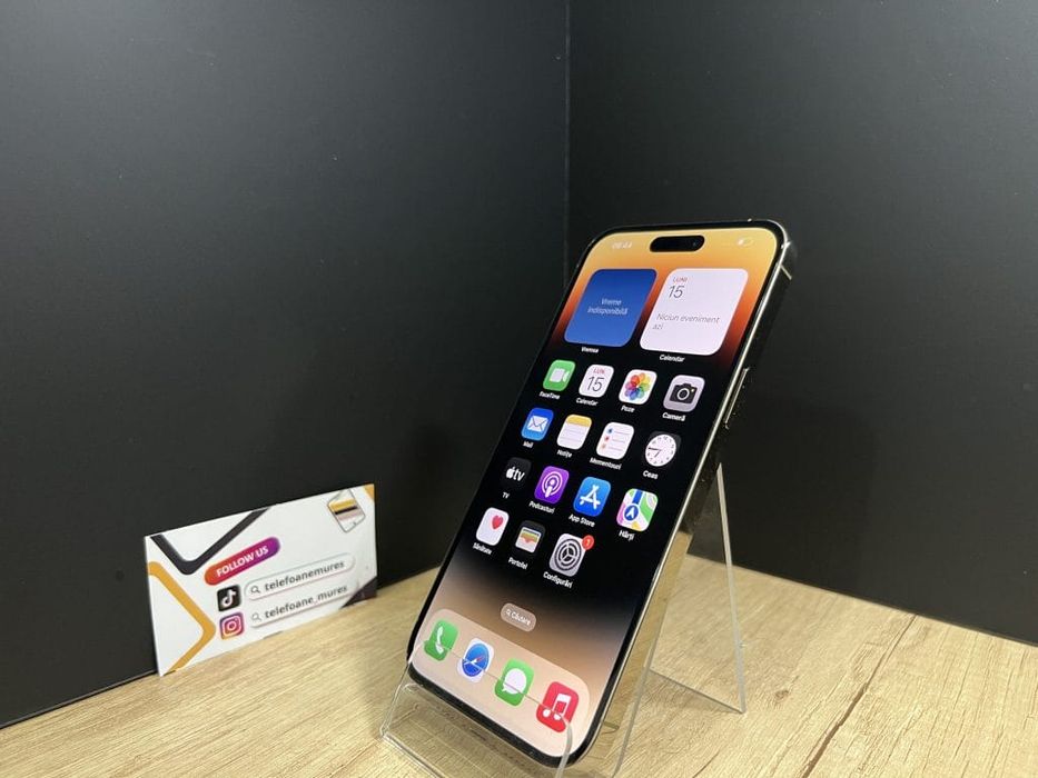 iPhone 14 Pro Max 512Gb Gold Second-Hand Bun 3 ani garanție, Telefoane