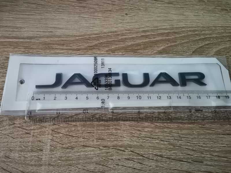 черен надпис Ягуар Jaguar нов стил