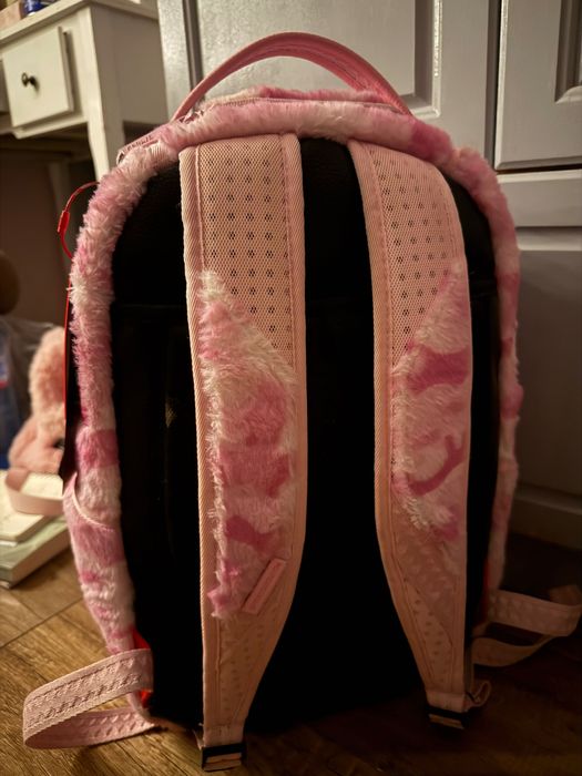 раница Sprayground pink fur