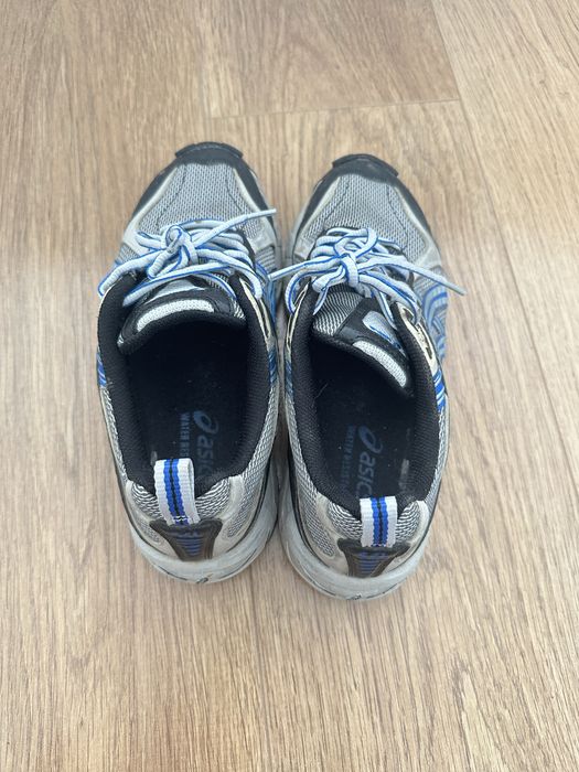 Маратонки Asics GEL (Y2K ретро стил), номер 36, сребристо и синьо