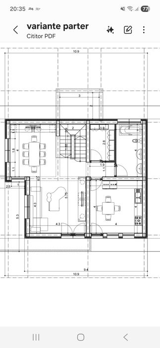 Casa individuala in constructie - pozitie buna,utilitati trase,proiect pregatit pentru finalizare