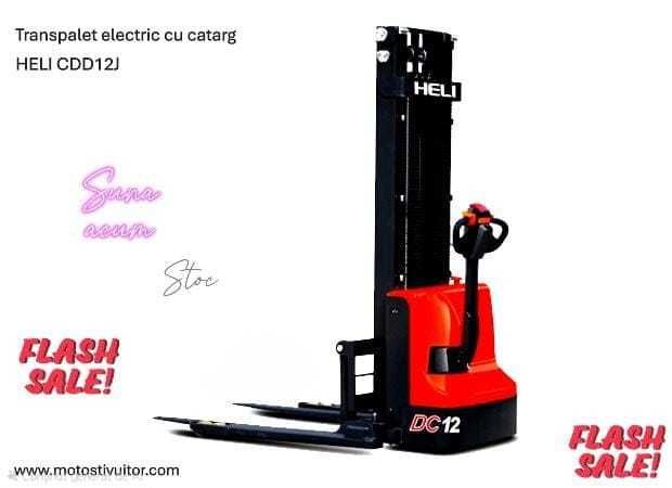 Transpalet Electric HELI 1.2 t - Livrare STOC, PRET SPECIAL, numarul 1