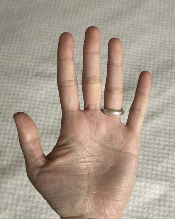 серебряное кольцо 15 размер