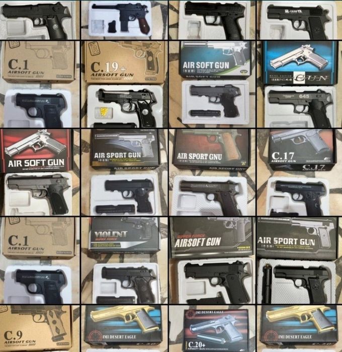 Air soft gun Temir pistoletlar