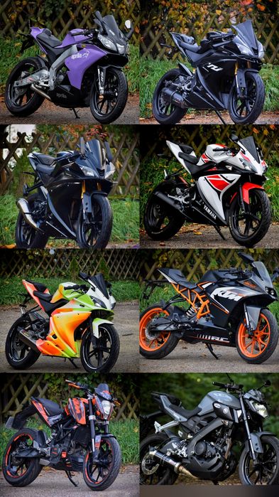 Yamaha yzf 125 de vânzare rc mt duke rs4 derbi gpr