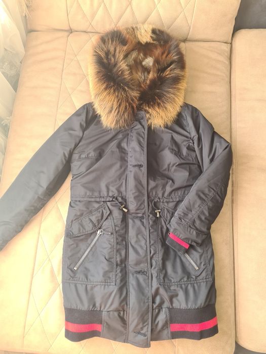 Зимняя удлиненная куртка