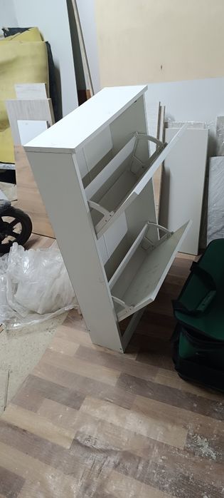 Обувниц с ЛДСП белый