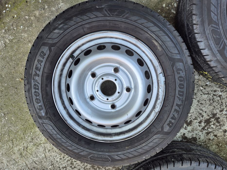 4бр стоманени джанти за Форд транзит къстъм  6.5ж Х16/ ет 60/