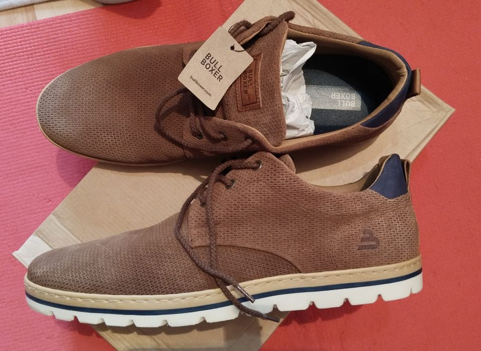 Новые кожаные туфли Bullboxer