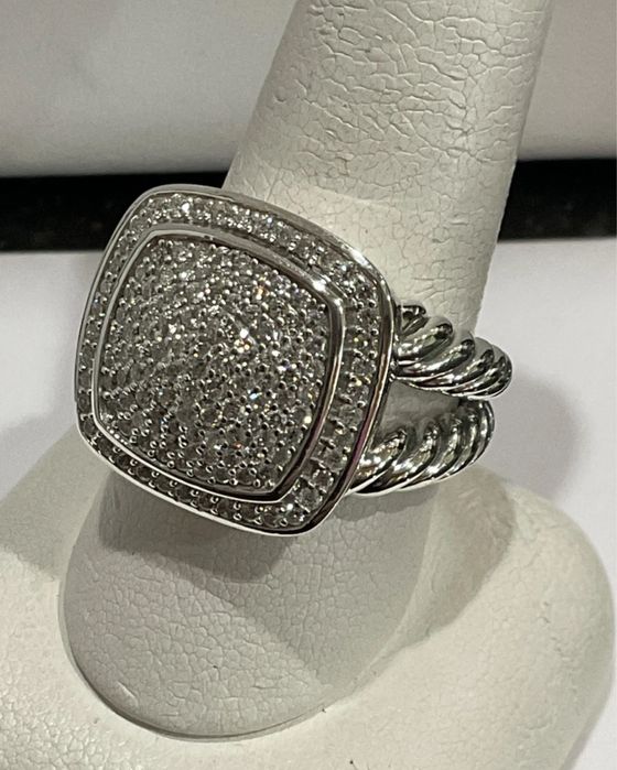 David Yurman оригинален пръстен с диаманти