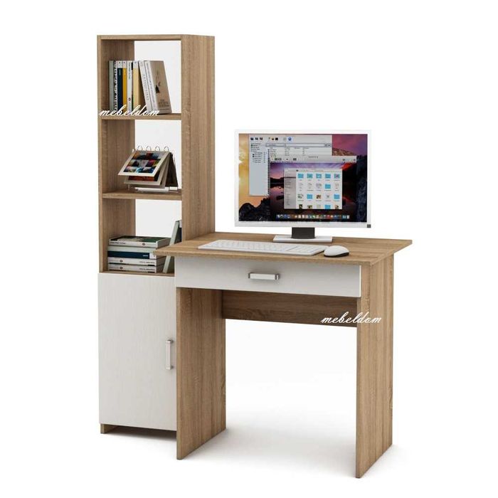 Бюро с чекмедже и етажерка с плавна врата(код-0903)