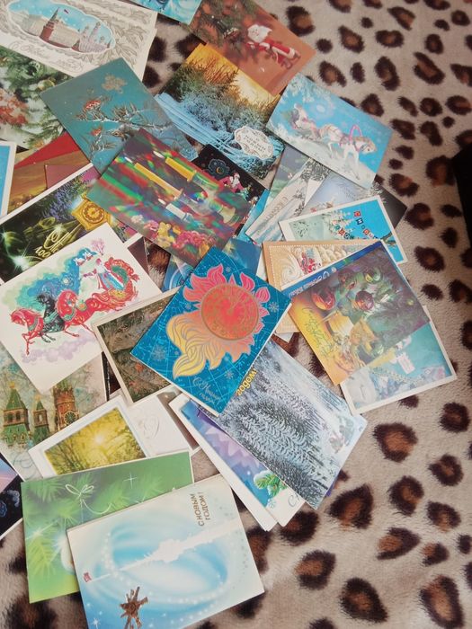 Открытки новогодние СССР